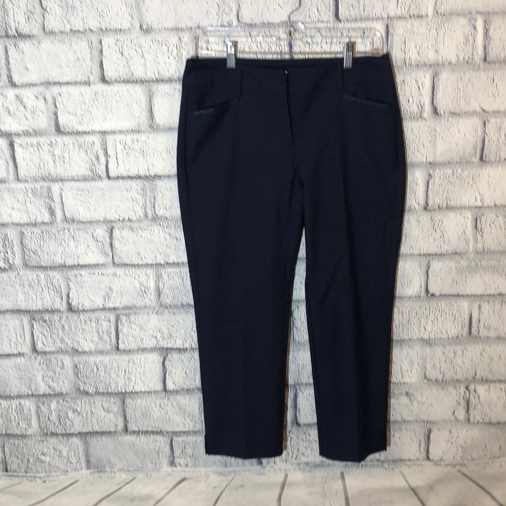 New York & Company Navy Blue Capri size 4